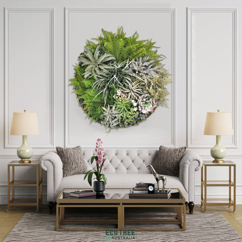 Evergreen Wall-Art • Vertical Garden Frame • Disc