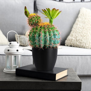 Lifelike Premium Artificial Golden Barrel Cactus 50cm