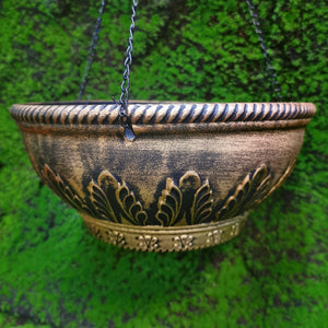 NEW ARRIVAL☆Art Deco Style Classic Lightweight Hanging Planter Pot/3 Colour