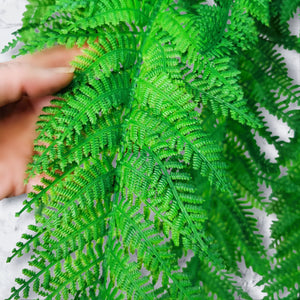 Lush & Attractive Artificial Silver Fern Trailing Vine Foliage 85CM