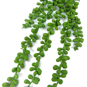 Real-Touch "String of Pearls" Trailing Stem·Foliage 75/35cm