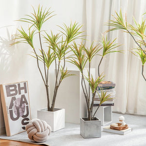 Lovely Lifelike Yucca·Artificial Slim Trunk Dracaena Plants 160cm