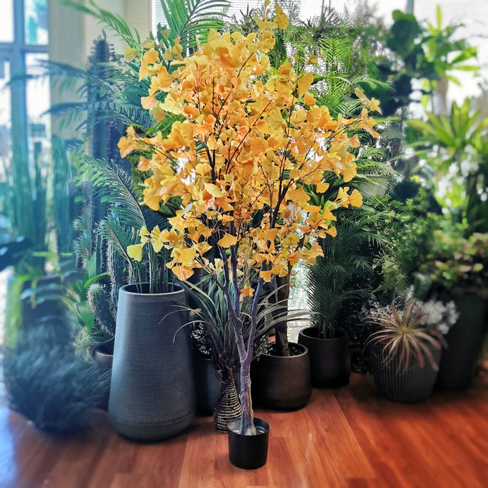 Premium Artificial Ginko Tree-Golden Ginko-Green Ginko-180cm