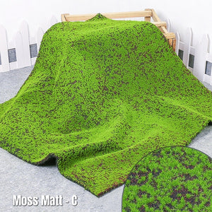 Evergreen Artificial Bryophytes Moss Mat/Rock/Stone · Interior Landscaping Feature Decoration 100*100cm