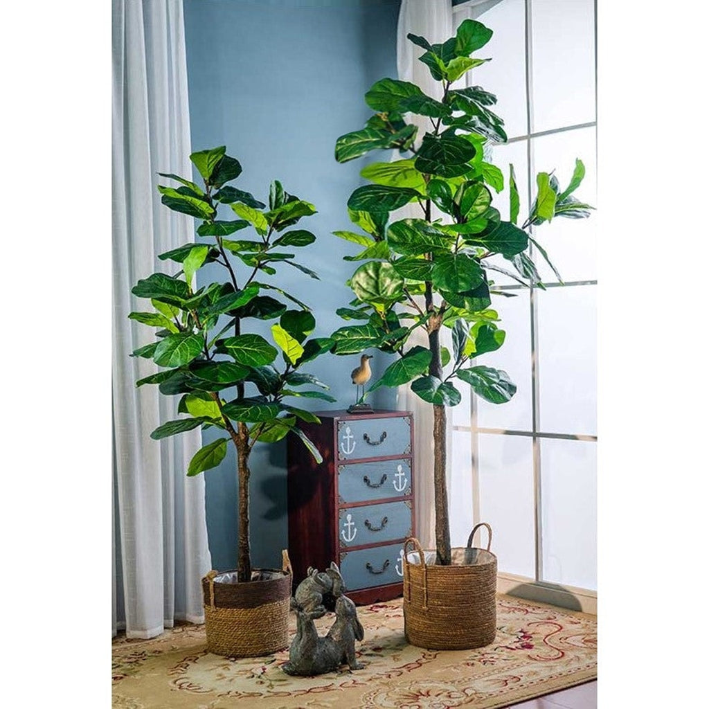 best faux fiddle leaf fig tree australia Lifelike Premium Artificial Fiddle Fig Tree - Single Trunk 180cm – ECOTREE AU