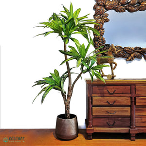 Lifelike Real-touch Artificial Dracaena Happy Plant 180cm