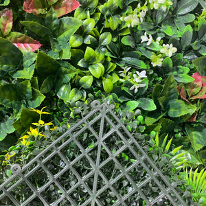 Premium Vertical Garden Wall/Artificial Hedge Panels-Secret Garden-UV Stablised 100x100cm)