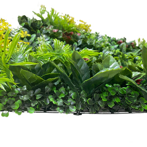 Premium Vertical Garden Wall/Artificial Hedge Panels-Secret Garden-UV Stablised 100x100cm)