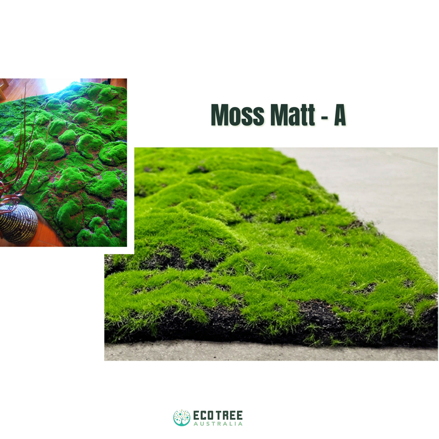 Evergreen Artificial Bryophytes Moss Mat/Rock/Stone · Interior